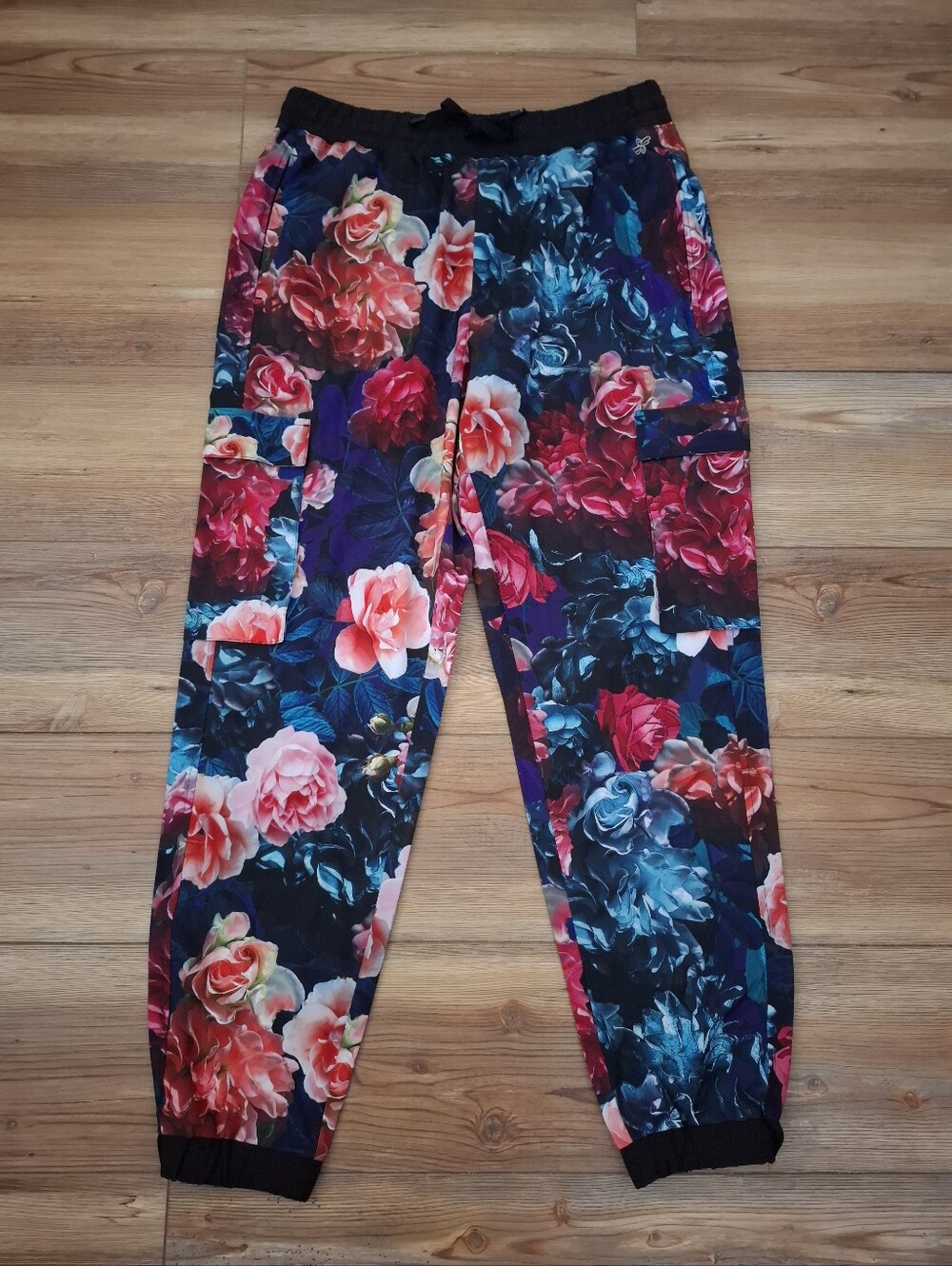Johnny Was Studio Cargo Track Pant M Floral